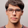 Boston Matte Gray PlasticEyeglass Frames for Men from EyeBuyDirect