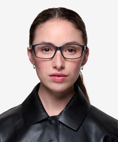 Apollo Matte Gray PlasticEyeglass Frames for Women from EyeBuyDirect