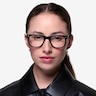 Blizzard Black AcétateMontures de lunettes de vue pour Femmes d'EyeBuyDirect