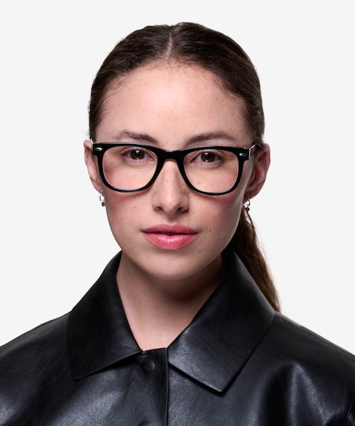 Blizzard Black AcetateEyeglass Frames for Women from EyeBuyDirect