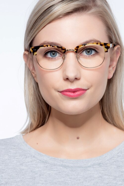 Concorde Écailles Acetate-metalMontures de lunettes de vue pour Femmes d'EyeBuyDirect