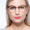 Concorde Écailles Acetate-metalMontures de lunettes de vue pour Femmes d'EyeBuyDirect