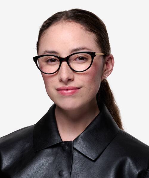 Tortoise Her -  Acetate-metal Eyeglasses