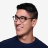 Her Black Acetate-metalEyeglass Frames for Men from EyeBuyDirect