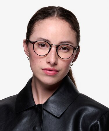 Red/Floral Small Chillax -  Lightweight Metal Eyeglasses