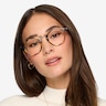 Chillax Tortoise MetalEyeglass Frames for Women from EyeBuyDirect