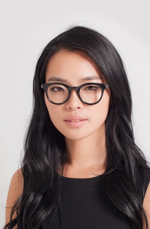 Venus Black AcetateEyeglass Frames for Women from EyeBuyDirect