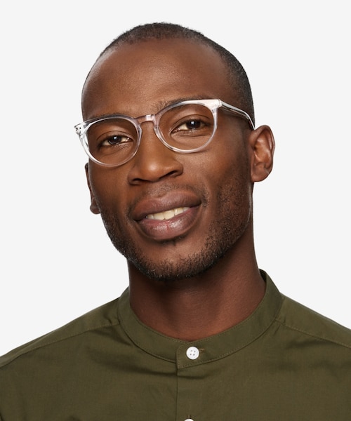 Morning Clear AcetateEyeglass Frames for Men from EyeBuyDirect
