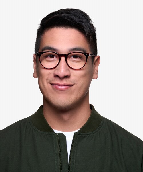 Morning Tortoise AcetateEyeglass Frames for Men from EyeBuyDirect