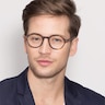 Mellow Matte Tortoise AcetateEyeglass Frames for Men from EyeBuyDirect