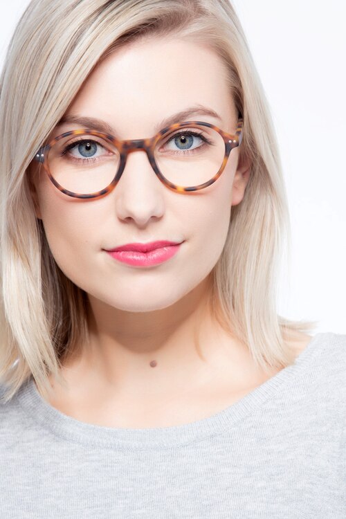 Mellow Matte Tortoise AcetateEyeglass Frames for Women from EyeBuyDirect