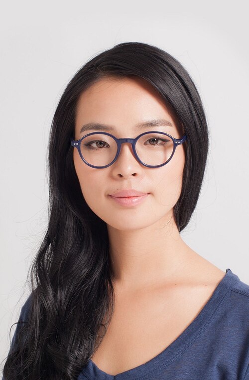 Mellow Navy AcetateEyeglass Frames for Women from EyeBuyDirect