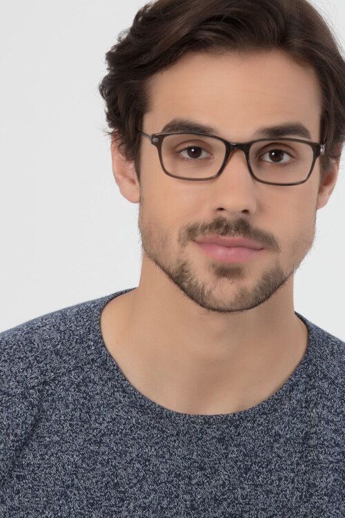 Dreamer Clear & Gray Acetate-metalEyeglass Frames for Men from EyeBuyDirect