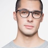 Yolo Black & Brown PlastiqueMontures de lunettes de vue pour Hommes d'EyeBuyDirect