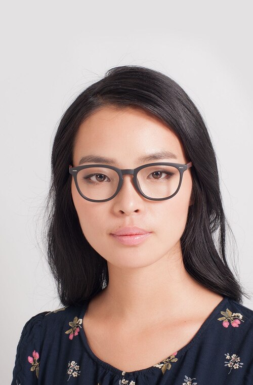 Yolo Black & Brown PlastiqueMontures de lunettes de vue pour Femmes d'EyeBuyDirect