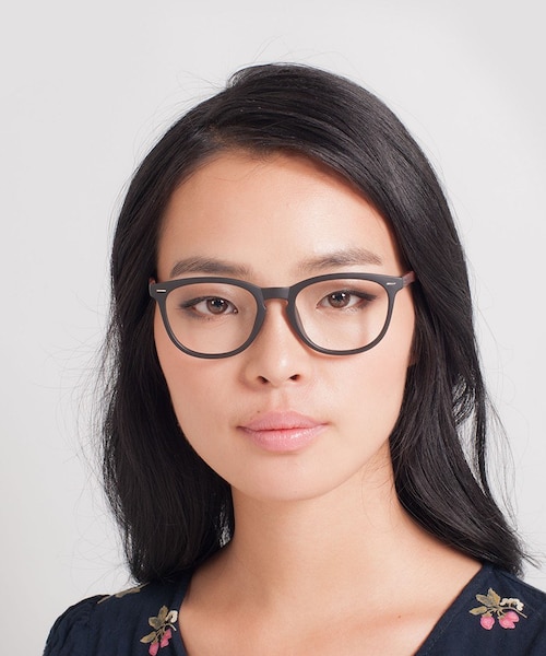 Yolo Black & Brown PlasticEyeglass Frames for Women from EyeBuyDirect