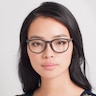 Yolo Black & Brown PlastiqueMontures de lunettes de vue pour Femmes d'EyeBuyDirect