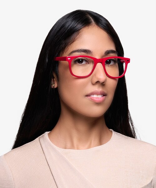 Blizzard Framboise AcétateMontures de lunettes de vue pour Femmes d'EyeBuyDirect
