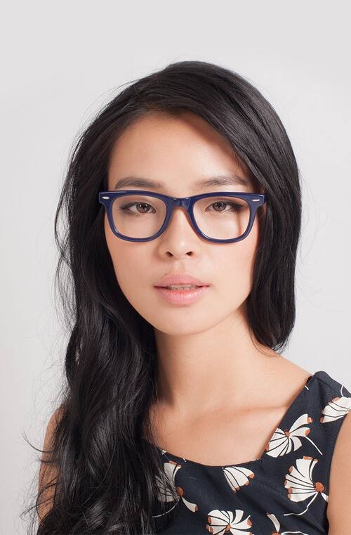 Bleu marine  Blizzard -  Acétate Lunettes de vue
