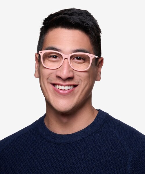 Brittany Pink AcetateEyeglass Frames for Men from EyeBuyDirect