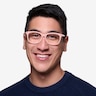 Brittany Pink AcetateEyeglass Frames for Men from EyeBuyDirect