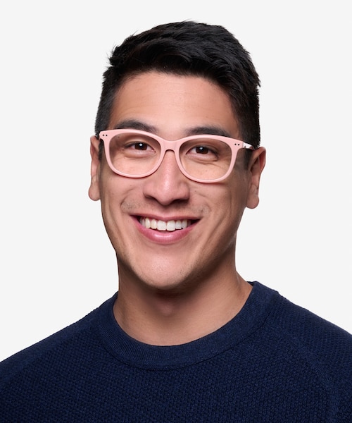 Brittany Pink AcetateEyeglass Frames for Men from EyeBuyDirect