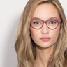 Jane Birkin Berry Red AcetateEyeglass Frames for Women from EyeBuyDirect