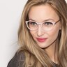 New Bedford Faded Rose AcétateMontures de lunettes de vue pour Femmes d'EyeBuyDirect