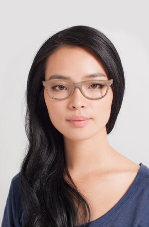 Brown/Striped Panama -  Acetate Eyeglasses