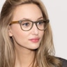 Sahara Vert Mat AcétateMontures de lunettes de vue pour Femmes d'EyeBuyDirect