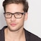 Seattle Noir Acétate Montures de lunettes de vue pour Hommes d'EyeBuyDirect