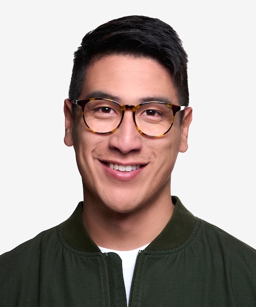 Chilling Tortoise PlasticEyeglass Frames for Men from EyeBuyDirect
