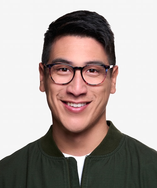 Chilling Pink & Floral PlasticEyeglass Frames for Men from EyeBuyDirect