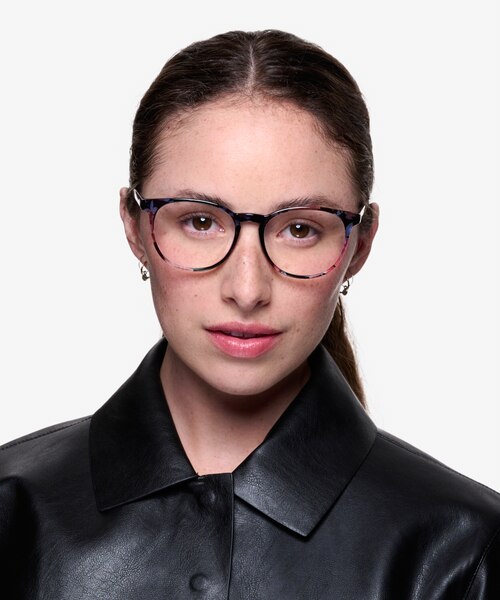 Chilling Pink & Floral PlasticEyeglass Frames for Women from EyeBuyDirect