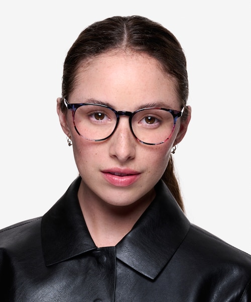 Chilling Pink & Floral PlasticEyeglass Frames for Women from EyeBuyDirect