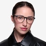 Chilling Matte Gray PlastiqueMontures de lunettes de vue pour Femmes d'EyeBuyDirect