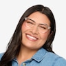 Hepburn Clear AcetateEyeglass Frames for Men from EyeBuyDirect