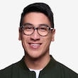 Hepburn Gray & Floral AcetateEyeglass Frames for Men from EyeBuyDirect