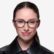 Hepburn Gray & Floral AcetateEyeglass Frames for Women from EyeBuyDirect