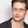Mesquite Brown Wood-textureEyeglass Frames for Men from EyeBuyDirect