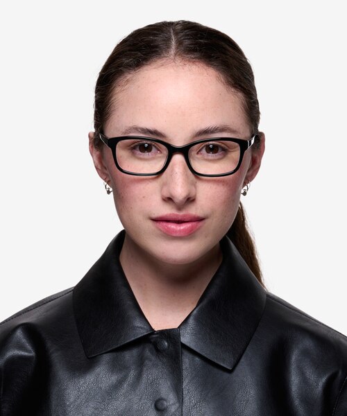Mesquite Noir AcétateMontures de lunettes de vue pour Femmes d'EyeBuyDirect