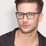 Montreal Matte Navy AcétateMontures de lunettes de vue pour Hommes d'EyeBuyDirect