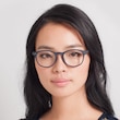 Instant Crush Matte Navy PlasticEyeglass Frames for Women from EyeBuyDirect