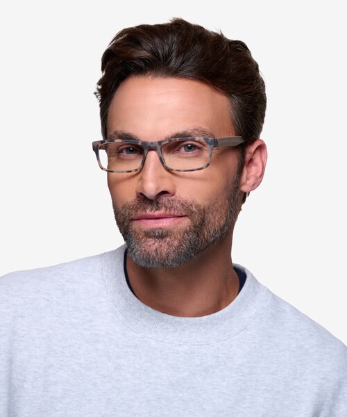Cambridge Matte Tortoise AcetateEyeglass Frames for Men from EyeBuyDirect