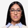 Cambridge Matte Tortoise AcetateEyeglass Frames for Women from EyeBuyDirect