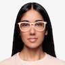 Fiction Rose AcétateMontures de lunettes de vue pour Femmes d'EyeBuyDirect