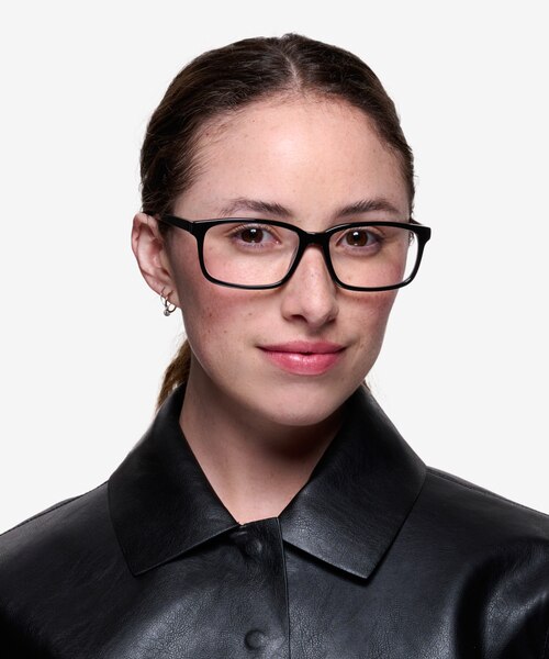 Denny Black & Gray AcetateEyeglass Frames for Women from EyeBuyDirect