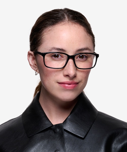 Denny Black & Gray AcetateEyeglass Frames for Women from EyeBuyDirect