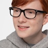 Little John Black AcetateEyeglass Frames for Men from EyeBuyDirect