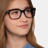 Little John Black AcetateEyeglass Frames for Women from EyeBuyDirect